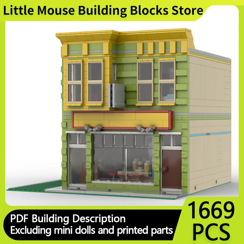 

City Street View Model MOC Building Bricks Popular Anime Scene Modular Technology Gifts Holiday Assemble Children Toys Suit