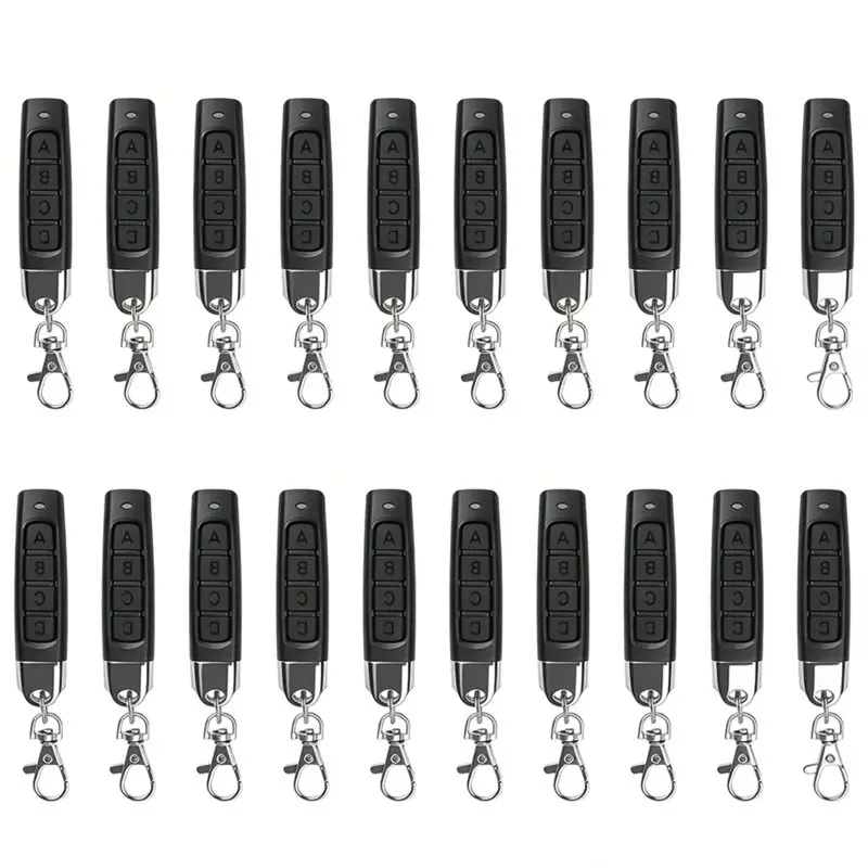 

A37T-20PCS Remote Control 433Mhz Garage Door Gate Opener Duplicator Clone Cloning Code 4-Button Transmitter