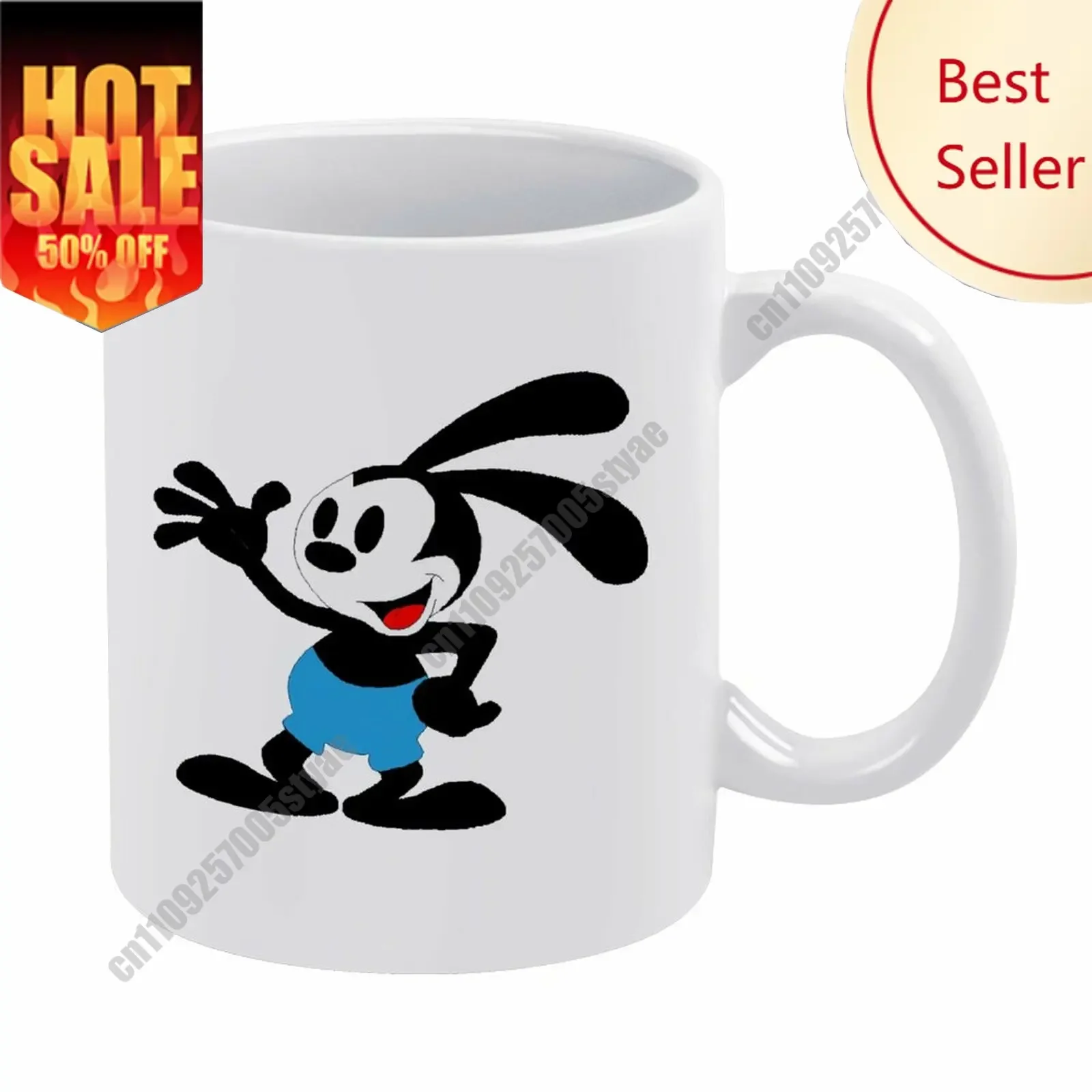 

Oswald Mug Disney Cartoon Customization Upload Your Own Image Logo Text Coffee Cup Holidays Birthday Ceramic Cup