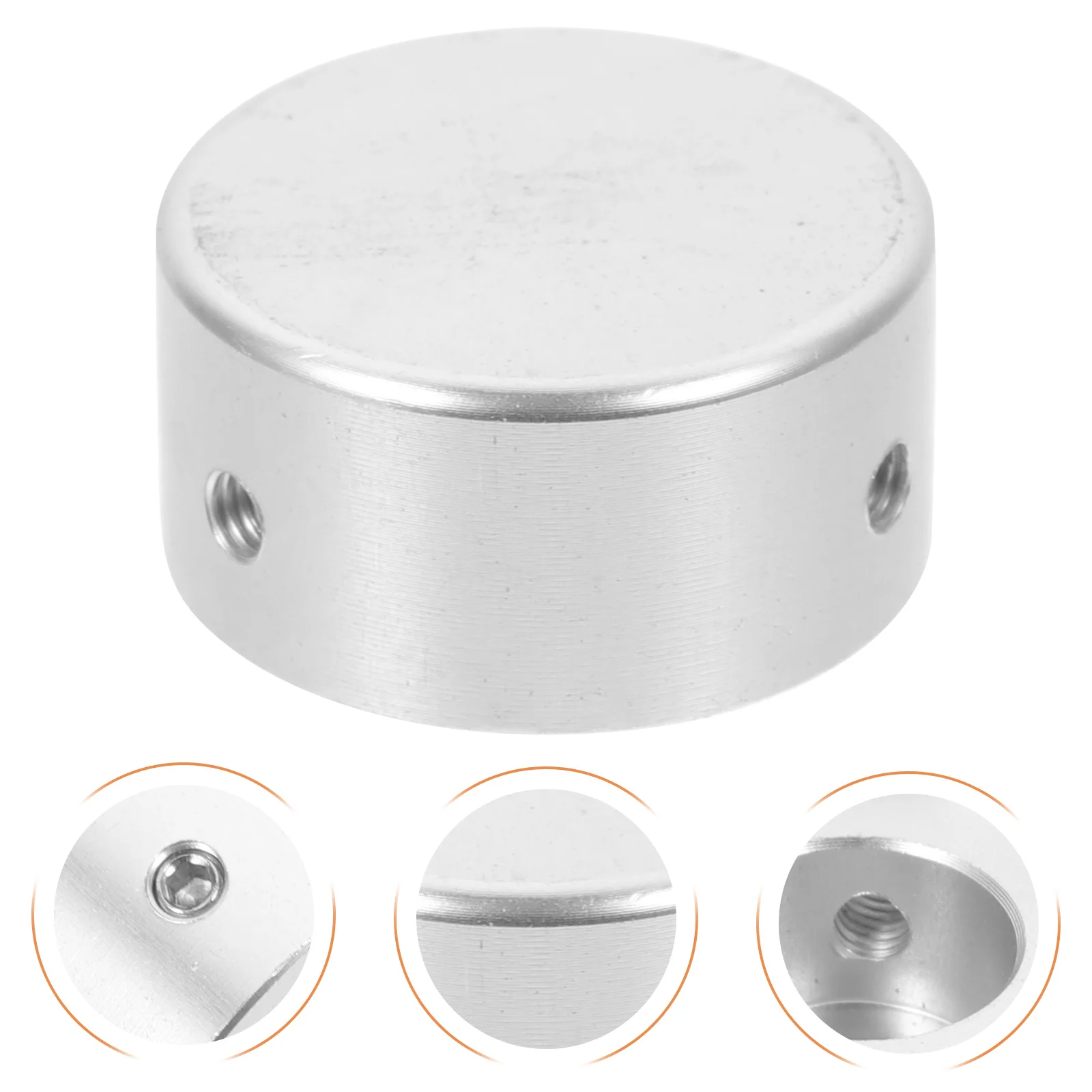 

6Sets Guitar Effects Pedal Footswitch Protection Caps Replacement Aluminum Durable Footswitch Nail Covers Practical Use