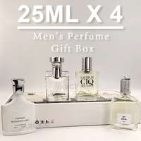 4pcs Set Men Perfume Gift Box 100ml Cologne Wood Scent Fascination Man's Perfumes Natural Long-Lasting Body Spray Parfum Heren