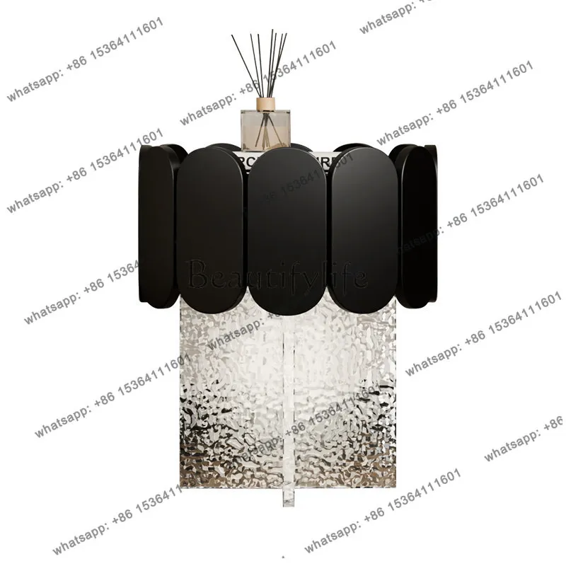 FG Acrylic bedside table household bedroom explosion light luxury high sense