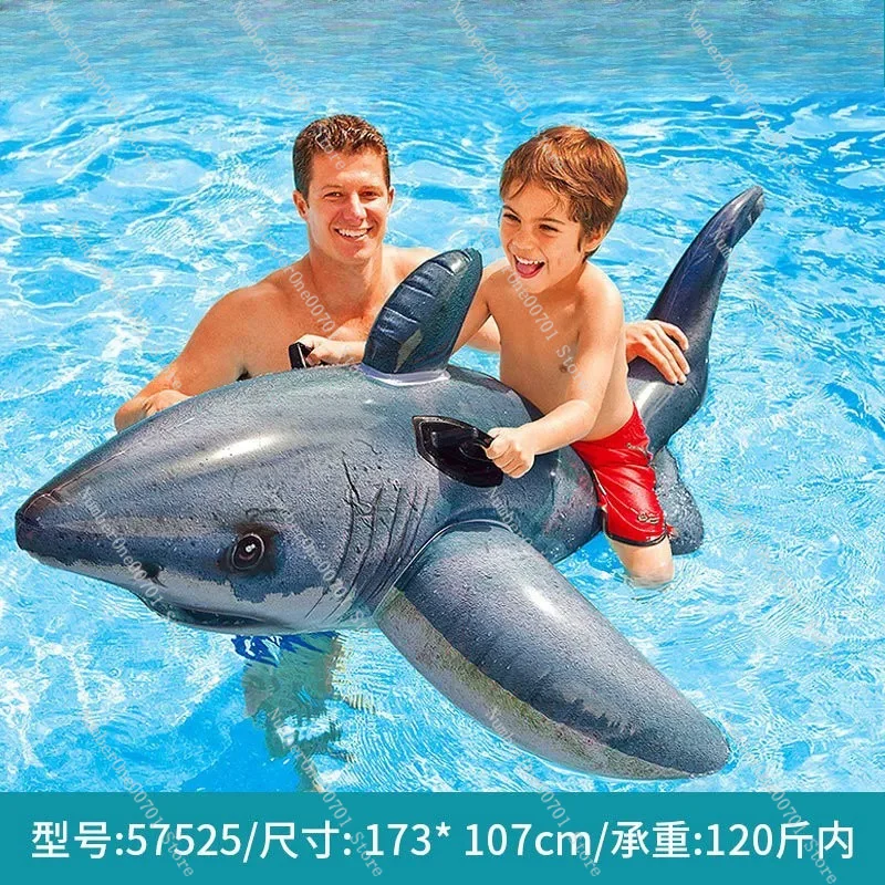 Water mount swimming ring floating bed swimming air cushion floating toy seaside photo props inflatable floating row
