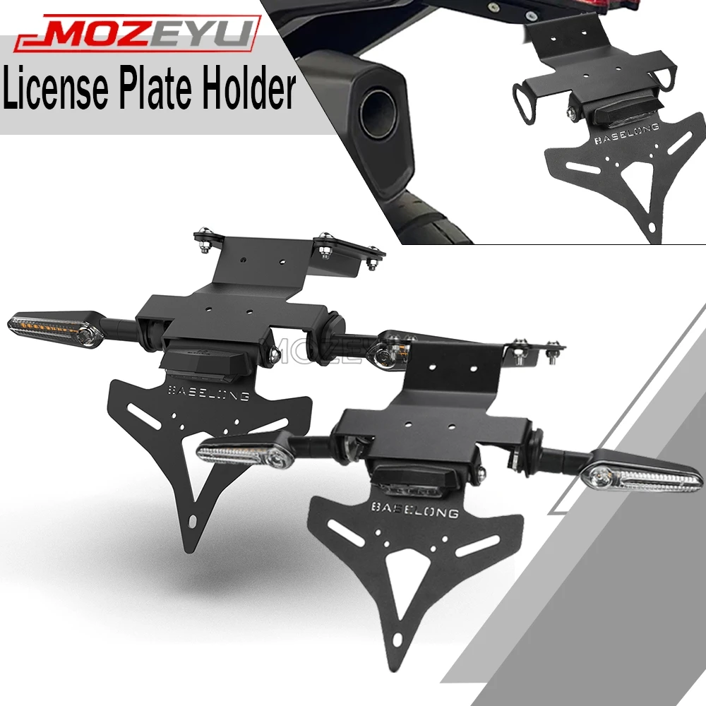 

New For YAMAHA MT-03 YZF R3 2015-2025 2024 MT03 YZF-R3 MT-25 R25 MOZEYU License Plate Holder Fender Eliminator Tail Tidy Bracket