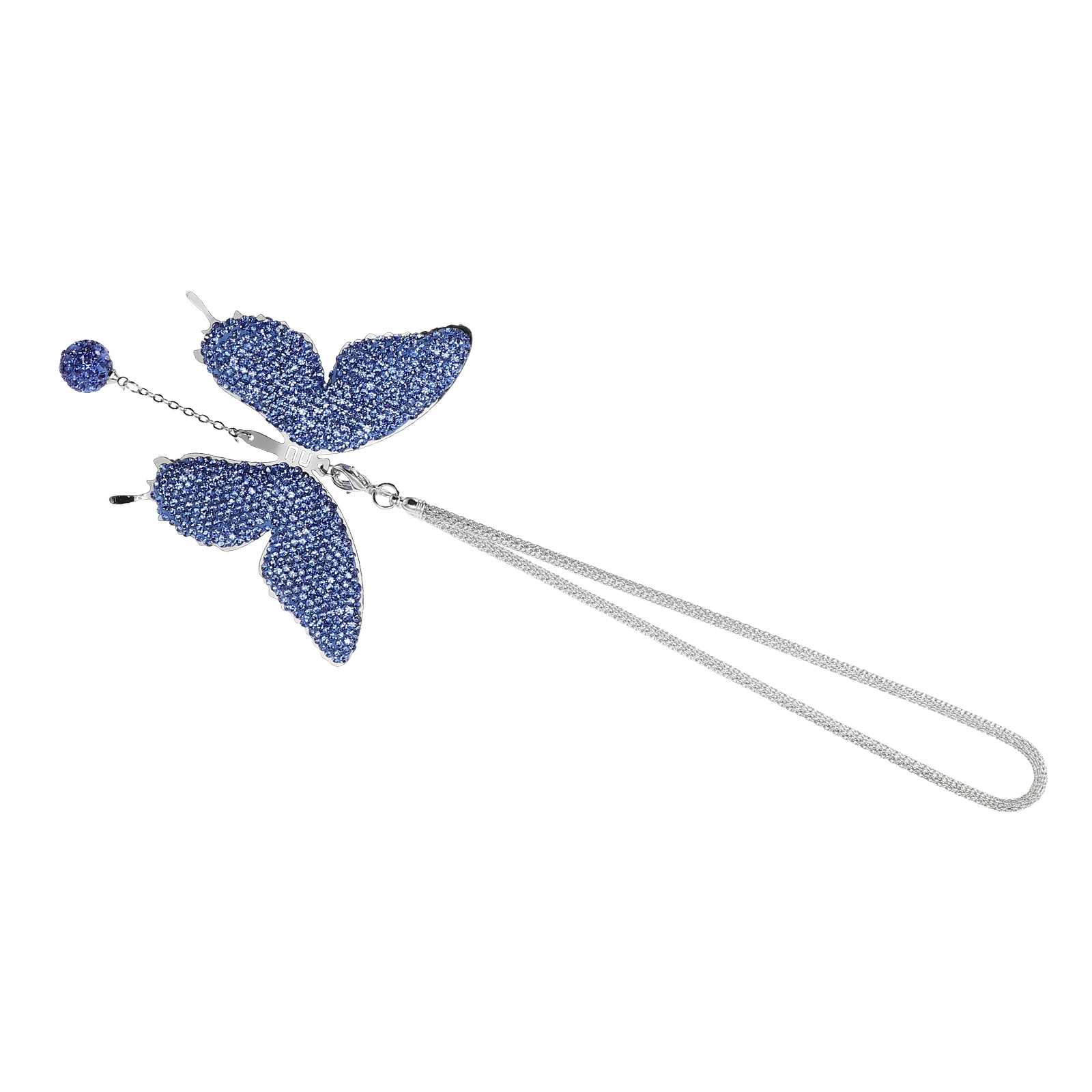 

Bling Butterfly Car Decorations Rearview Mirror Hanging Rhinestone Pendants Automotive Accessories Cute Kawaii Girly Valentine