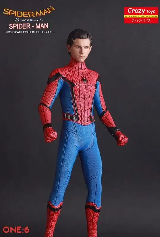 Hot New Spiderman Home Coming With Suit 25cm Pvc Statue Figure Model Toys Collection Models Toys Gifts Festival Chrismas Gift