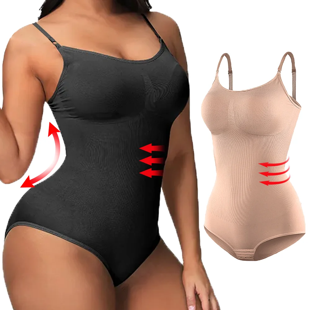 Body moldeador adelgazante para mujer, Fajas moldeadoras de cuerpo completo, levantamiento de glúteos, moldeador de cuerpo, esculpido, ropa interior con Control de barriga y pecho