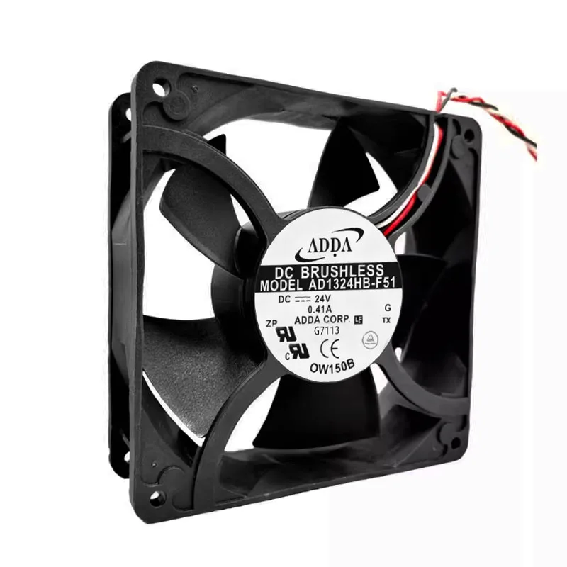 ORIGINAL AD1324HB-F51 24V 0.41A 12738 127*127*38mm NEW COOLING FAN RADIATOR