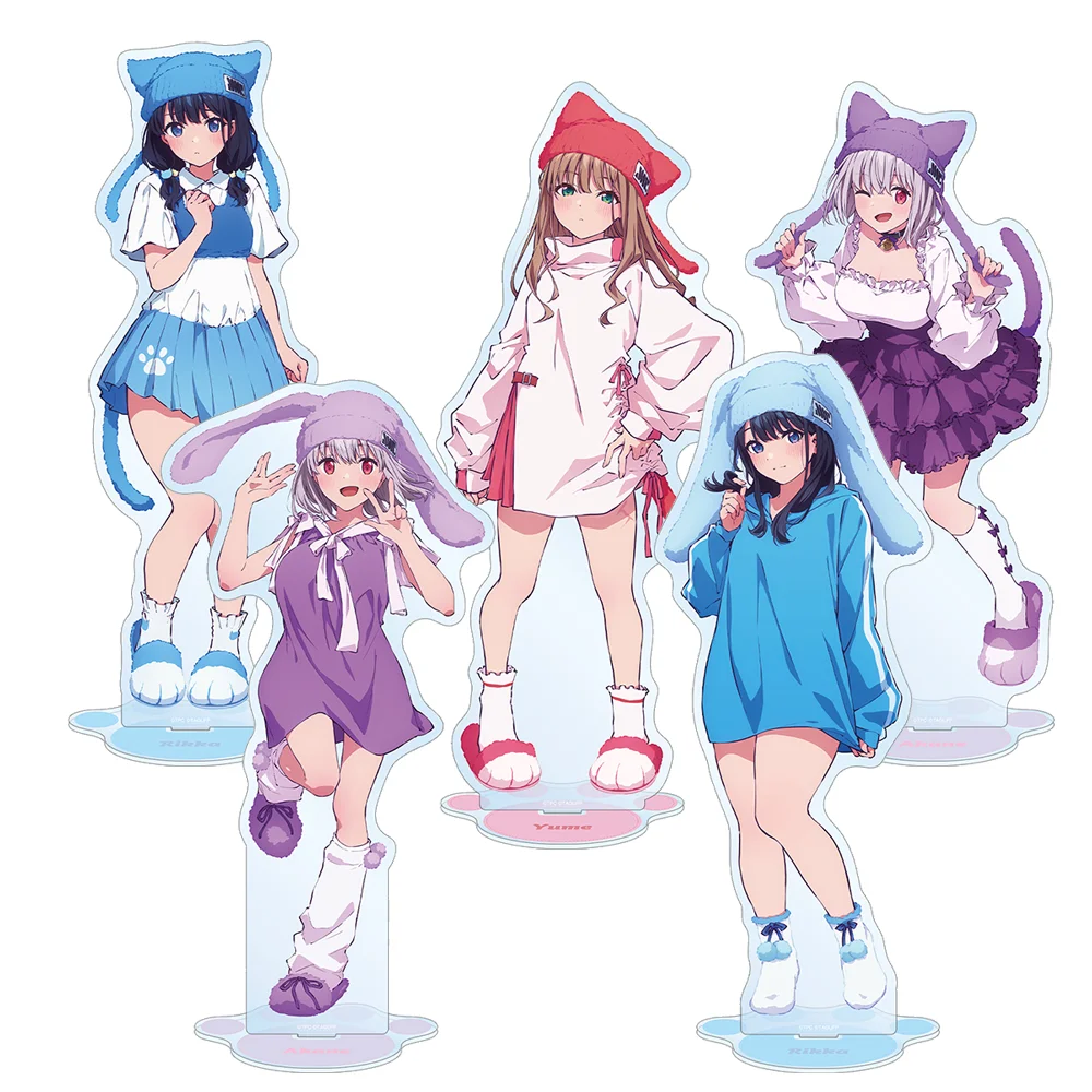 GRIDMAN UNIVERSE Rikka Akane Yume Rikka Akane Yume Official HD Acrylic Stand Desktop Decor anime goods desk ornament Fans Gifts
