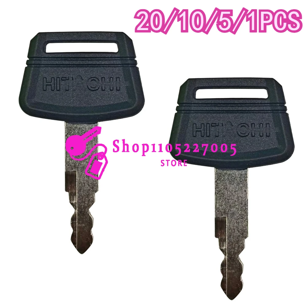 20/10/5/1PCS Nieuwe Sleutels met Logo Contactsleutel voor EX200 Motor Graafmachine