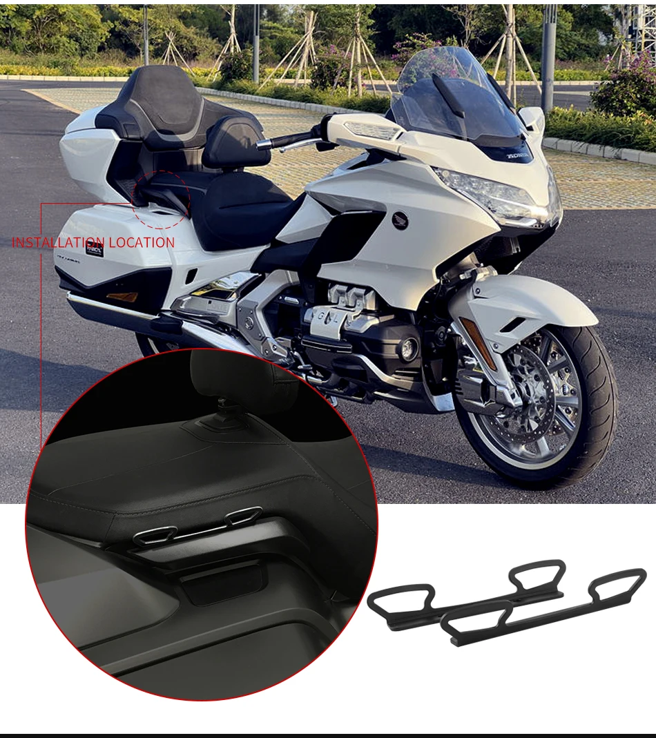 PANICAL For Honda Goldwing 1800 Gold wing 1800 GL1800 F6B 2018 2019 2020  Motorcycle Passenger Seat Rear Tie Down Mount Brackes