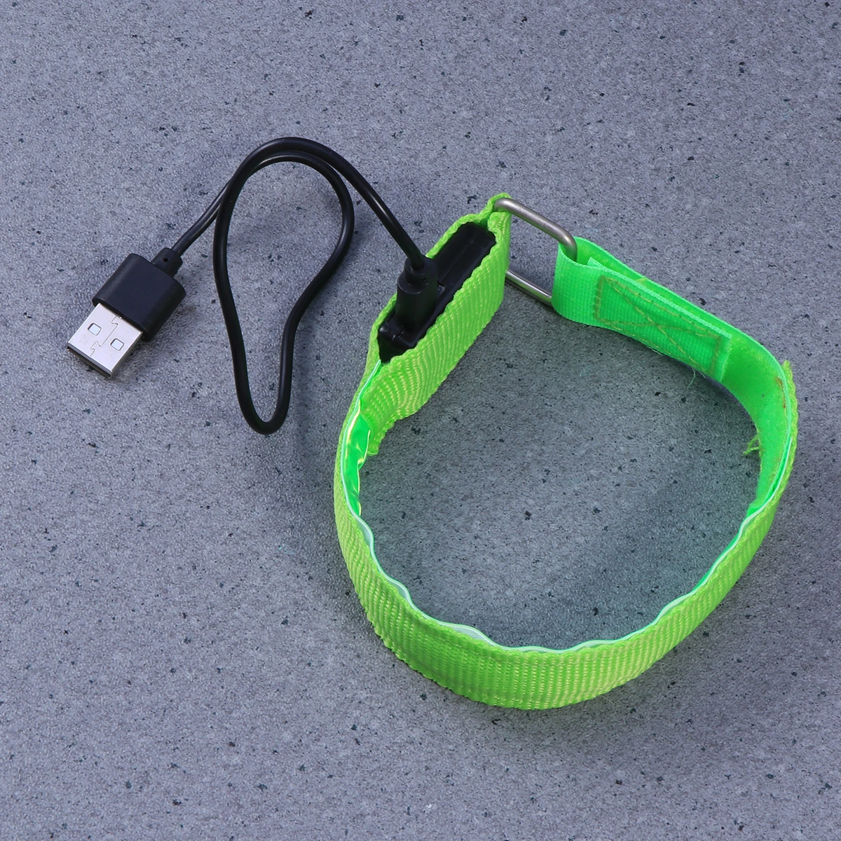 

Charging LED Arm Strap Rechargeable Slap Band Visibility Armband Light USB Camping Hiking Jogging Cycling Walking Night Safety