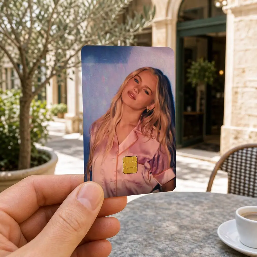 Freya Skye Singer Waterproof Bank Card Sticker Skin for Credit Debit Chip Cards Decorative Cover Film