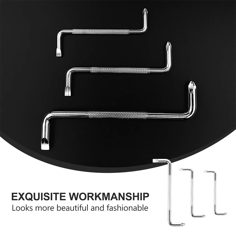 

6pcs Screwdriver Set Micro Slotted Offset Z type Double Head Knurled H Anti slip For Automotive Electronics Sewing