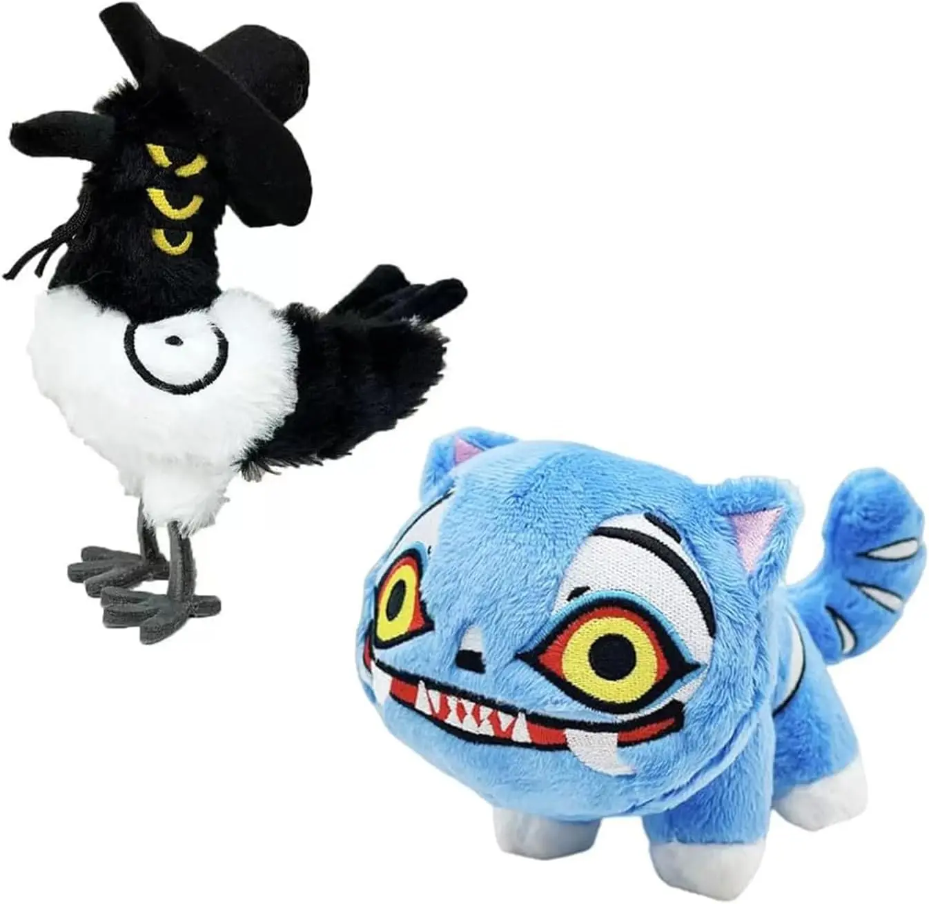 

2 Pack Tiger Derpy Plush Home Decor Animals Pillow for Sofa Bed Decor Throw Pillows