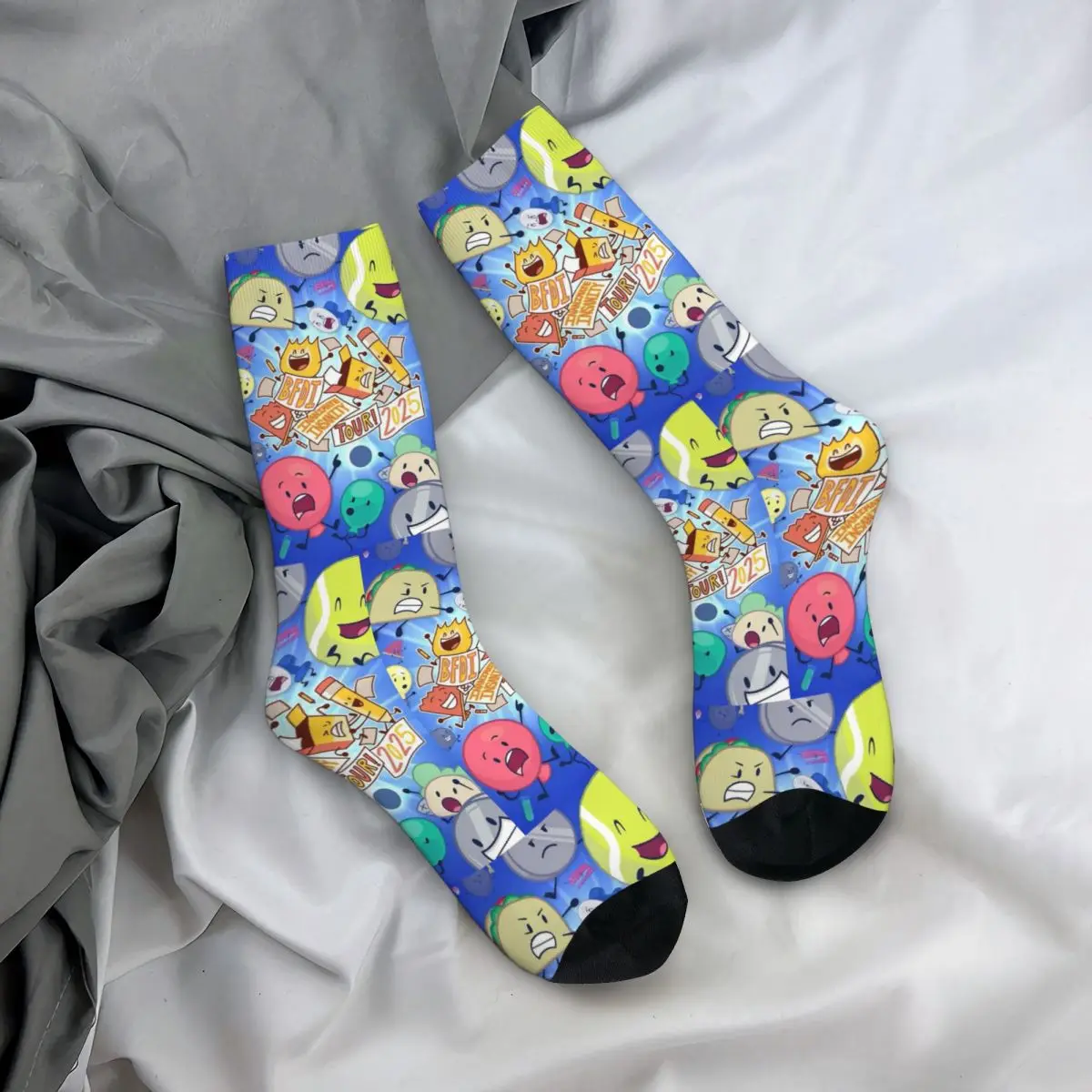 

Всесезонные чулки для экипажа BFDI Four BFB (1) Носки Длинные носки в стиле Харадзюку Аксессуары для мужчин и женщин Подарки