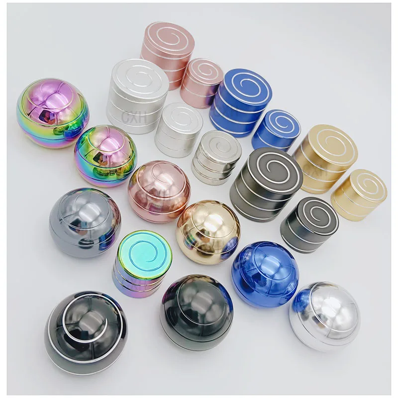 38/40MM45MM55MM Kinetic energy rotating ball decompression toy aviation aluminum alloy transfer gyro rotating metal desktop gyro