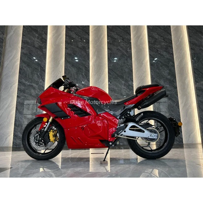 4000w lithium Powerful High speed Mid drive center motor 160km/h speed Racing Adult Electric Motorcycle