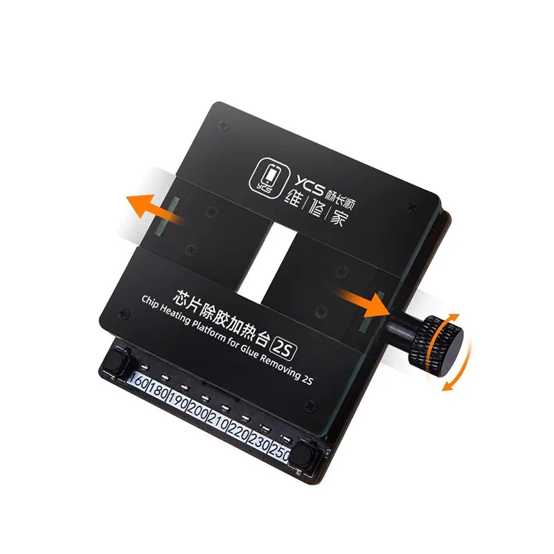 YCS 2S Chip Hot Plate Soldering Rework Station Mobile Phone Application Rapid Heating Table for Glue Removal and Preheating