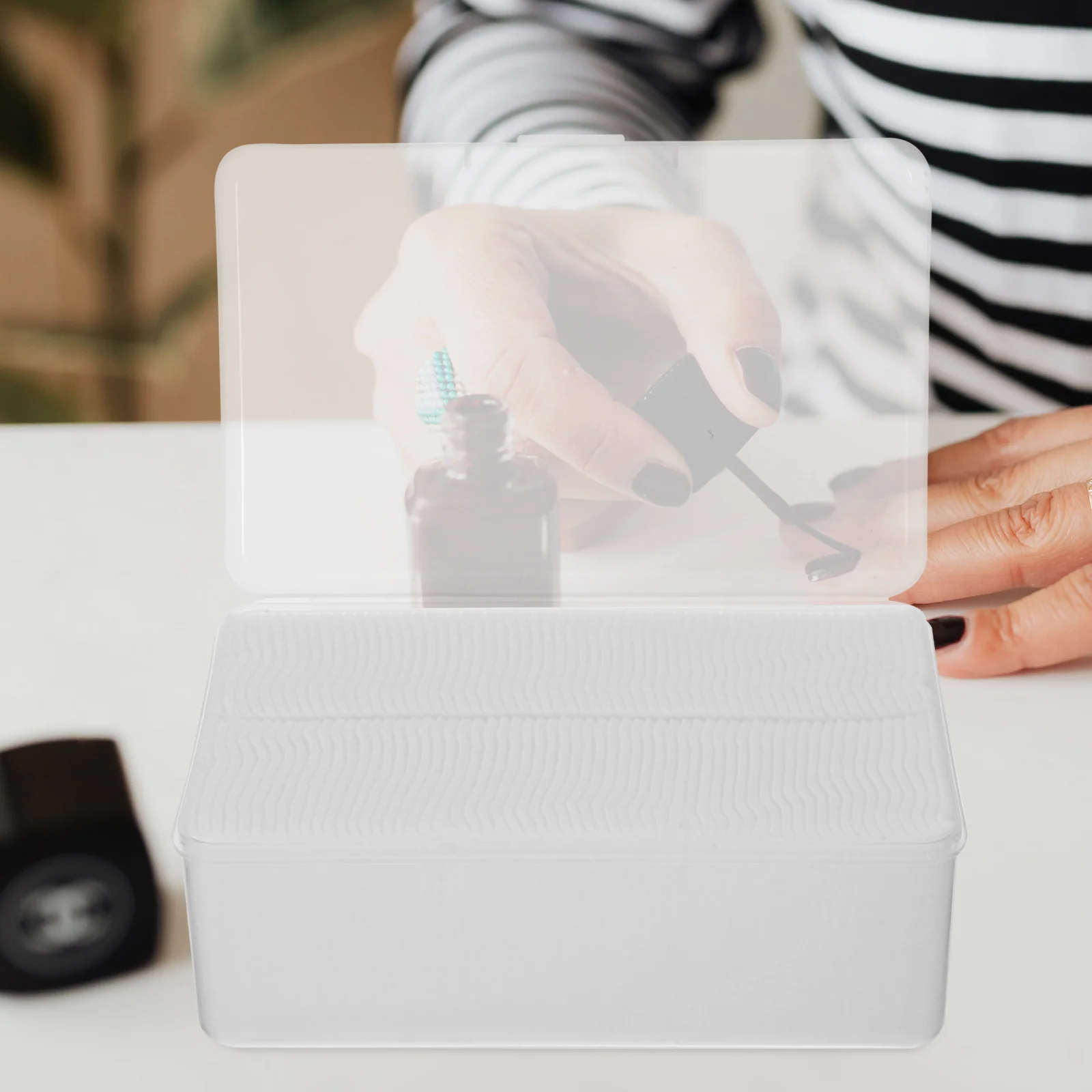 

1000pcs Non-Woven Makeup Pads 100% Cotton Lint Free Absorbent For Gel Nail Polish Remover Pads Manicure Pedicure Tools