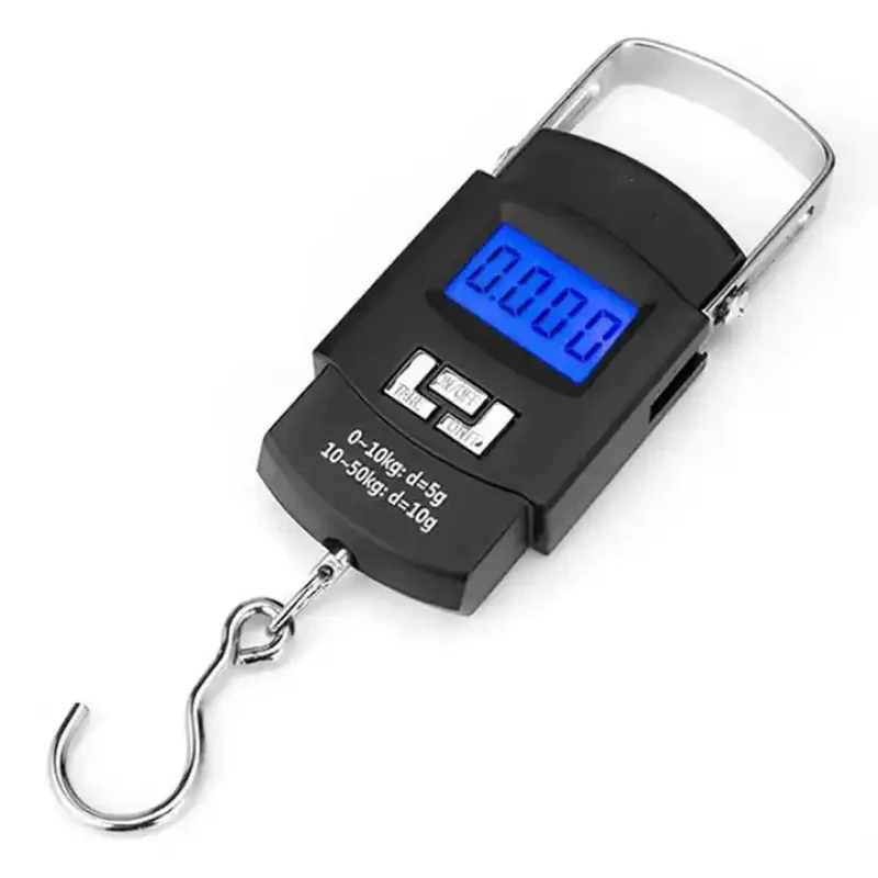 Electronic scale Portable Electronic Portable Luggage Scale LCD Digital Display Screen Express Delivery Scale Hook 50kg Scale