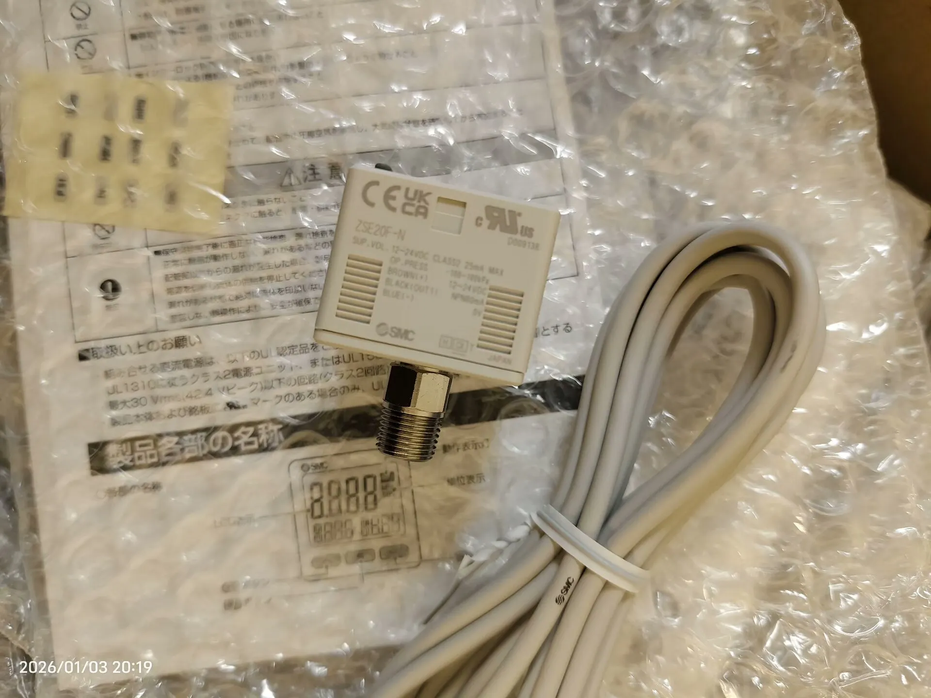 pressure switch ZSE20F-N-01-L ZSE20-N-M5-L ZSE20F-N-M5-L ZSE20-P-M5-L ZS-46-B ZS-46-A2 ZS-46-N1 ISE20-P-M5-L ISE20-P-01 LZS-46-D