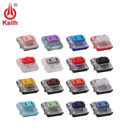 Kailh-interruptor Choc de perfil bajo 1350, teclado de Chocolate, Clicky, táctil, lineal, Multicolor, Teclado mecánico, portátil