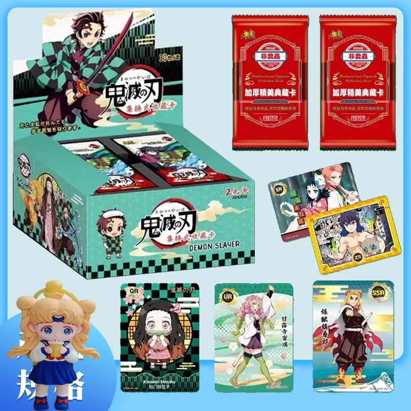 

Wholesale Demon Slayer Tcg Game Cards Anime Figure Tanjirou Kamado Nezuko Character SSR SSP Collection Card Children Toy Gift