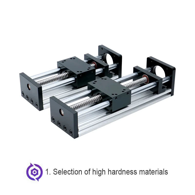 MHCNC 12mm Optical Axis Linear Slide Table 50-500mm SFU1204 1605 1610 Ballscrew Nema23 XYZ Stage 3D Printer CNC Kit