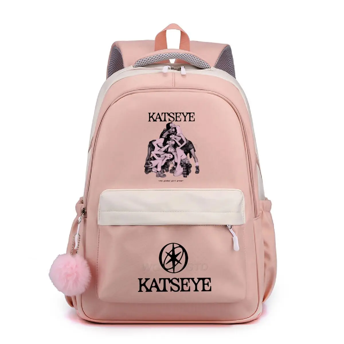 

Katseye Backpack for Girls Boys School Student Music Fan Book Bags Laptop School Backpacks Trend 2026 Outdoor Travel Satchel Bag
