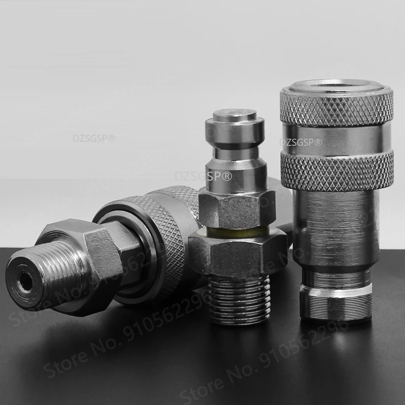 GT-LKJI Hydraulic Quick Couping Jonit Coupler M10/M16*1.5 High Pressure 70MPa Inch  Close Type Plug Socket Connector
