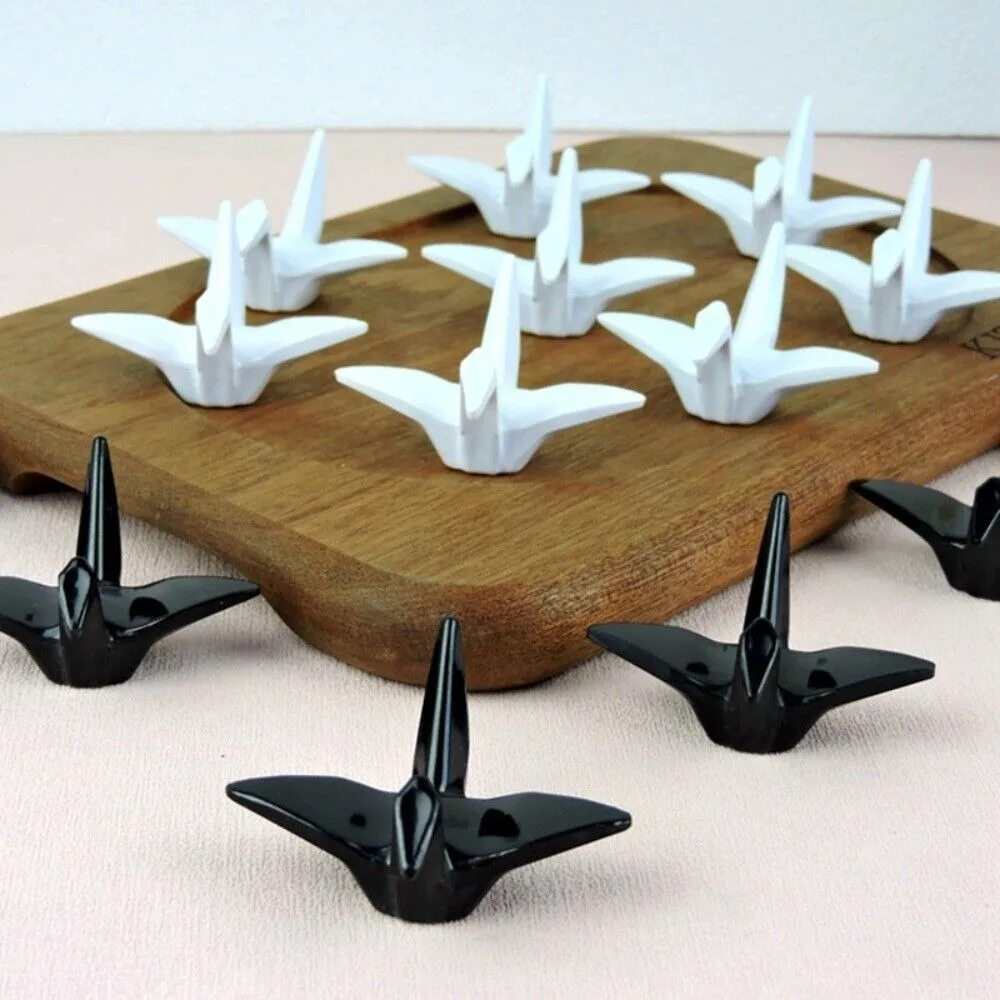 High-quality Chopstick Holder Unique Anti-drop Paper Crane Chopstick Rest Dining Table Chopstick Rack