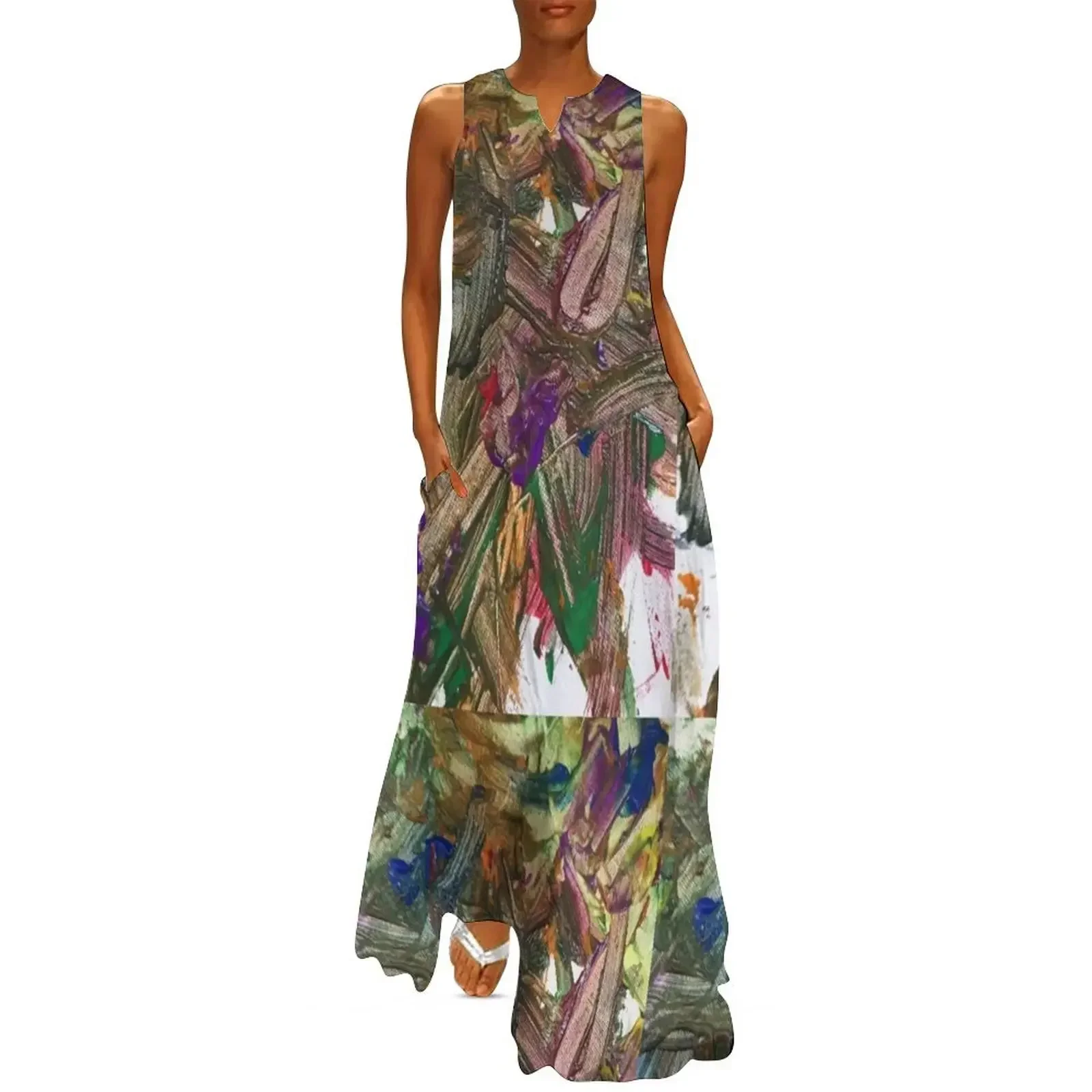 

Melting Pot Long Dress Summer skirt dress summer fairy dress dresses for woman