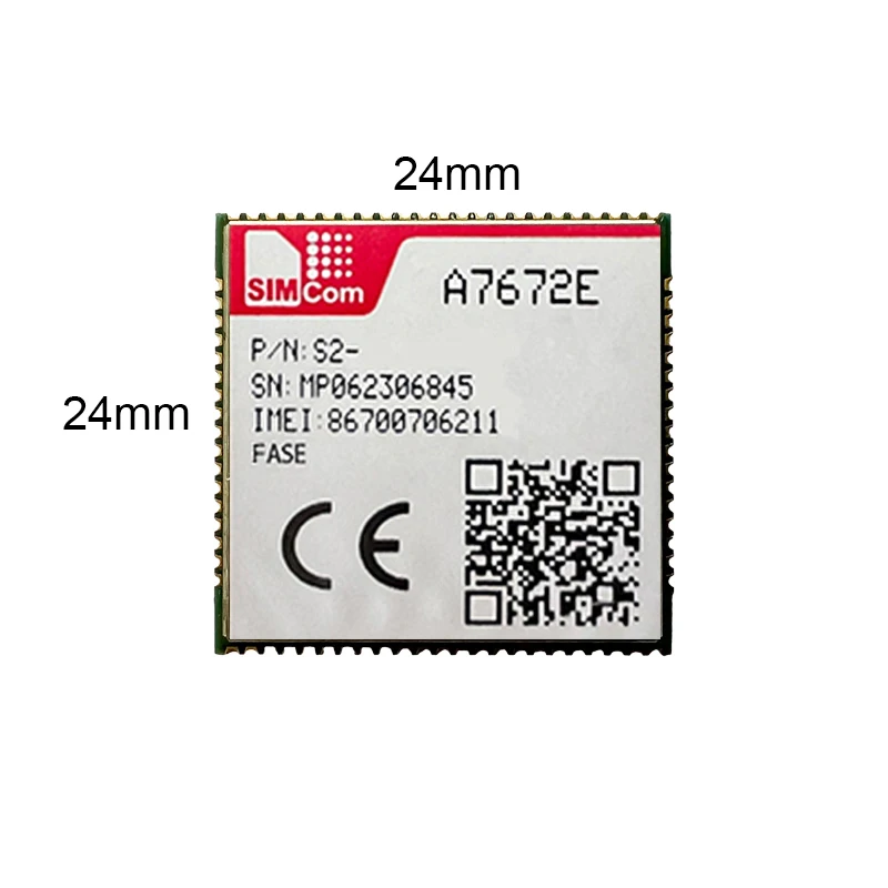 Плата разработки модуля A7672E-FASE LTE CAT1 + голос + BT + GNSS, комплект основной платы с антенной FPC + GPS