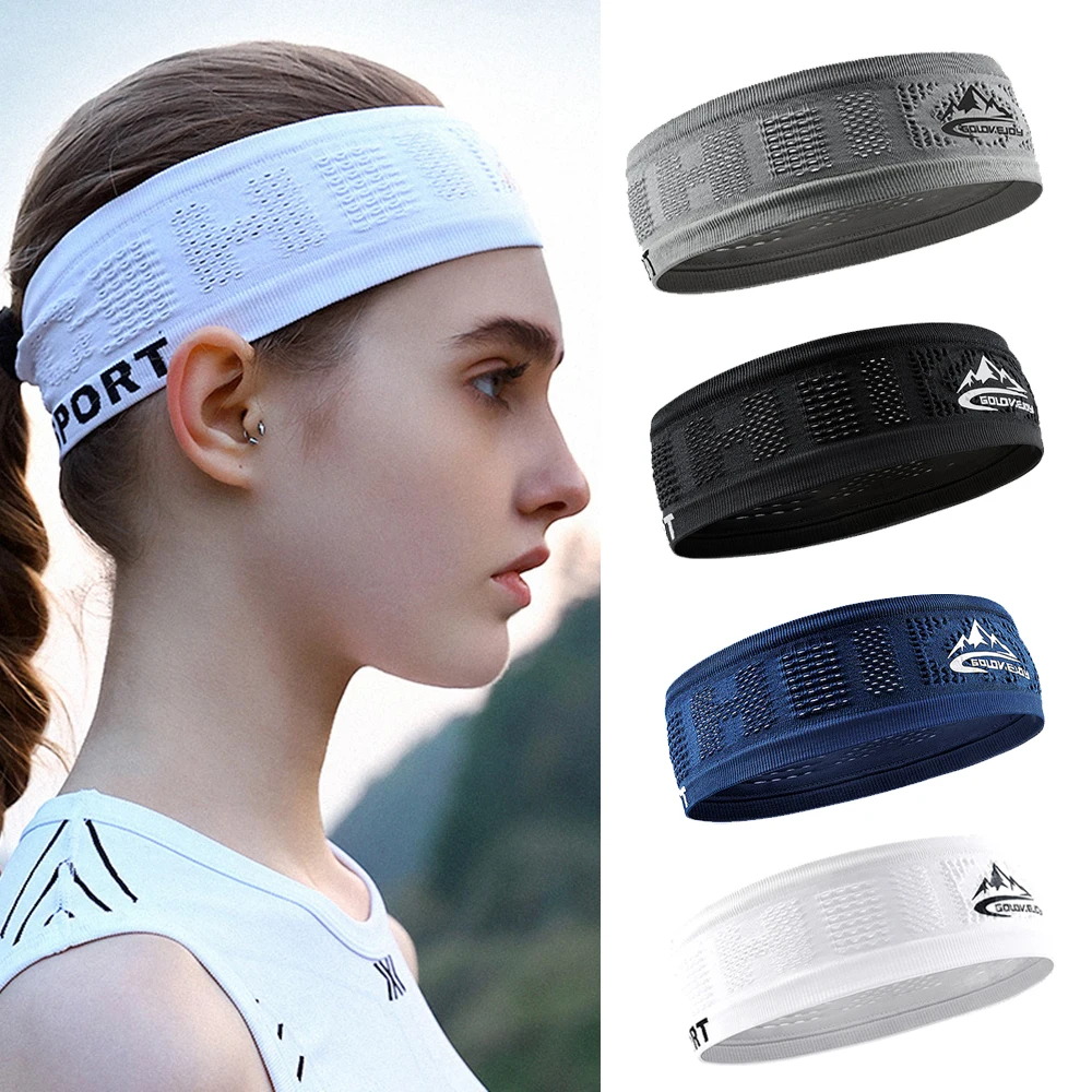 1 Stuks Zomer Ademende Mesh Haarband Outdoor Sport Fitness Absorberen Zweet Hoofdband Ultralichte Mannen Vrouwen Yoga Oefening Zweetband