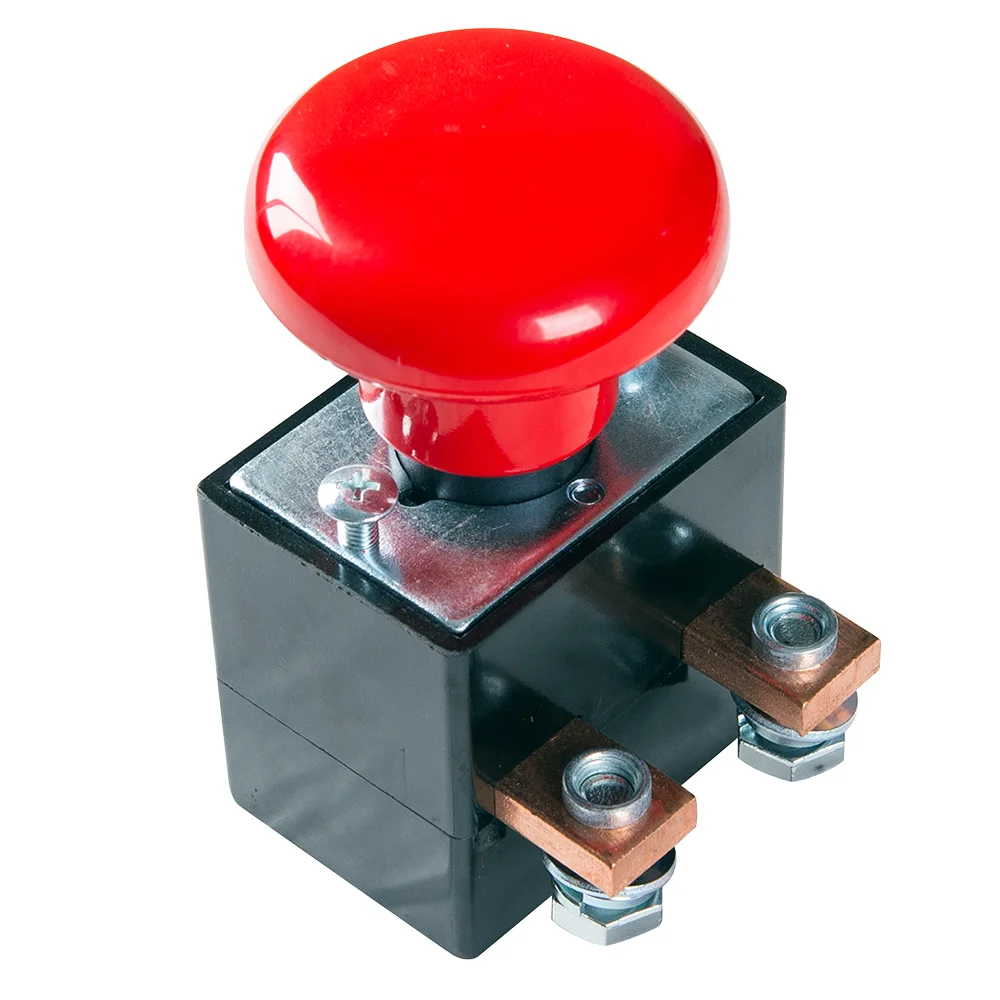 Forklift Parts Electrical Round Emergency Stop Push Botton Switch For Electric Stacker