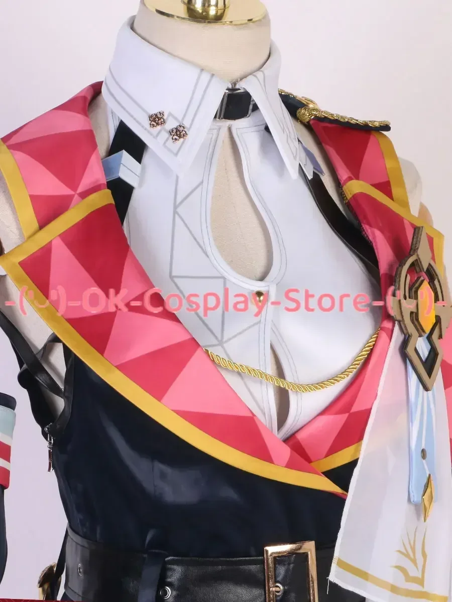 [Custom Made] Game Honkai: Star Rail Topaz Cosplay Costume Women Cute Party Dress Halloween Carnival Uniforms Anime Clothing