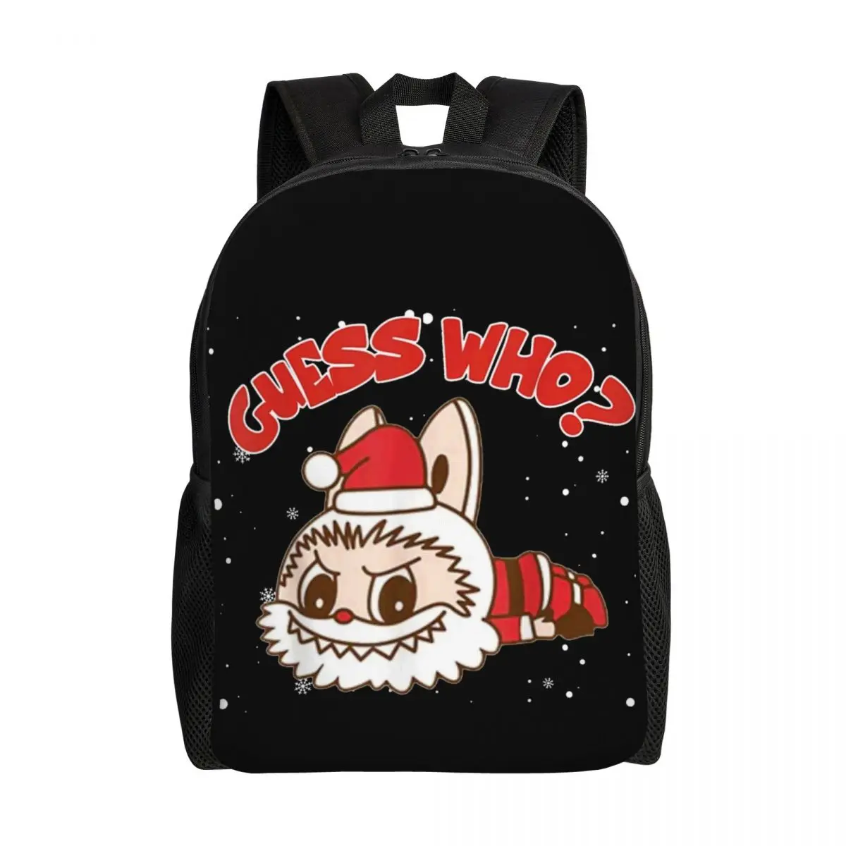 Xmas Santa Labubu For Kids Funny Xmas Gift Kid Backpack for Kids Boys Girls Backpacks Lovely Daycare Child School Bags