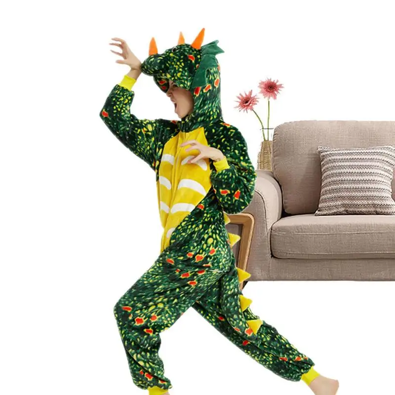 

Dinosaur Costume Outfit Loose Pajama Adults Novelty Cosplay Outfit Novelty Pajamas For Sleepwear Festival Parade Theme Party