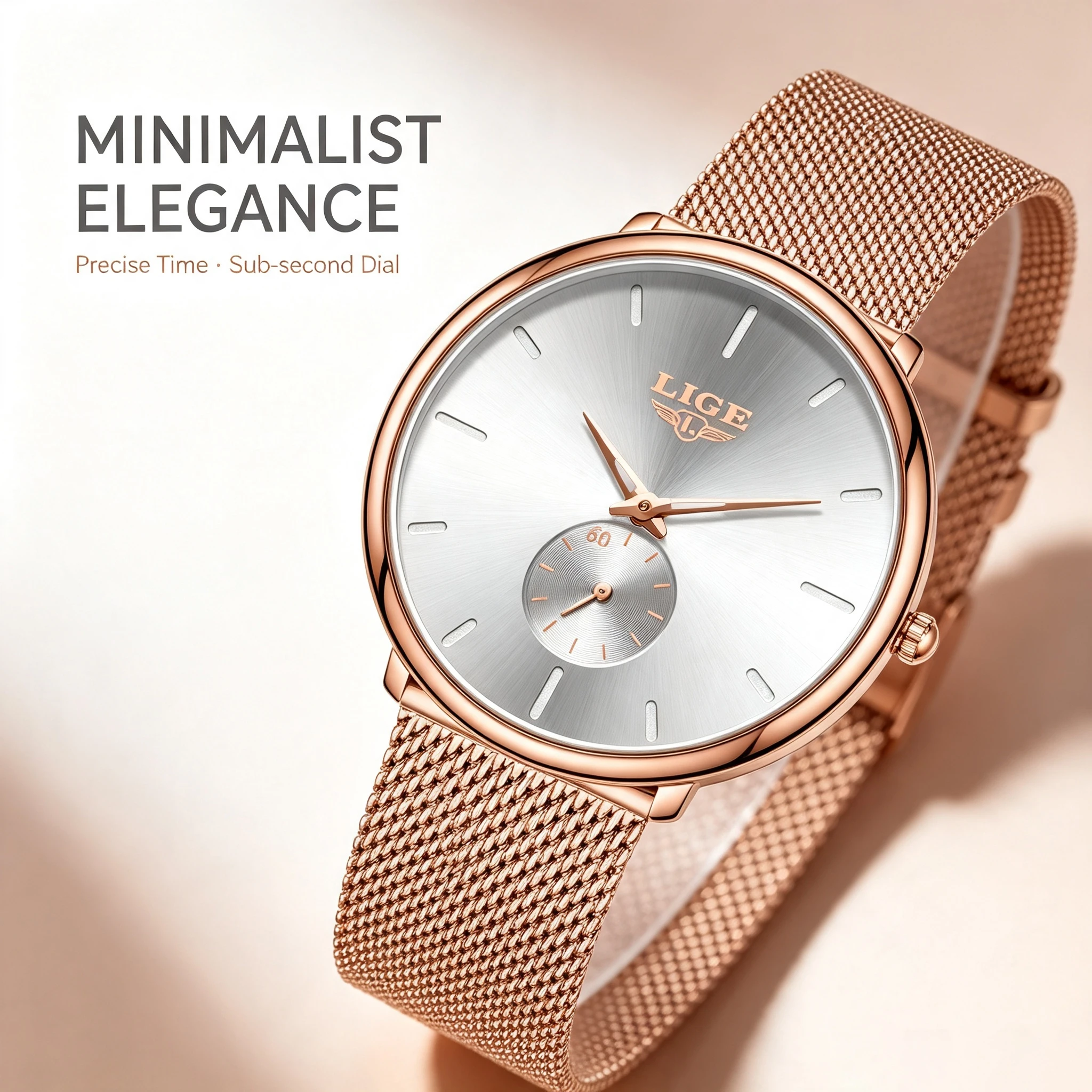 LIGE Top Luxe Horloges Voor Da - Stainless Bracelet Diver recensie en prijs