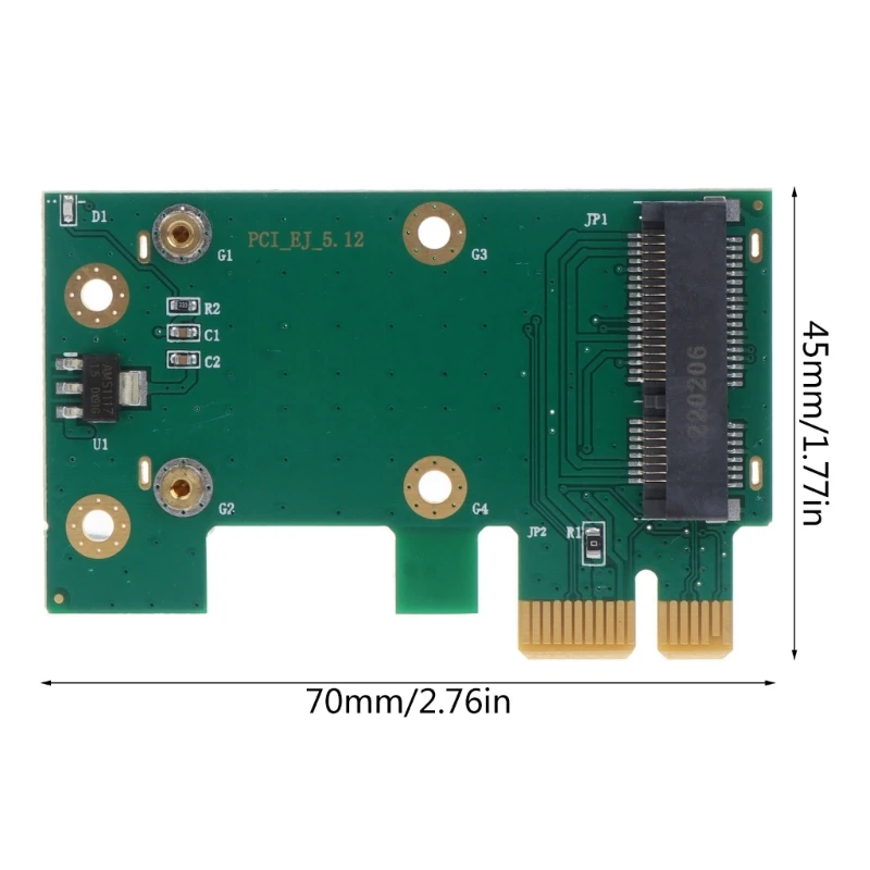 미니 PCIE to PCI-E 무선 카드 PCI-익스프레스 와이파이 네트워크 어댑터, 그린 에디션 라이저 카드 다리미 시트, 휴대용 SQWF