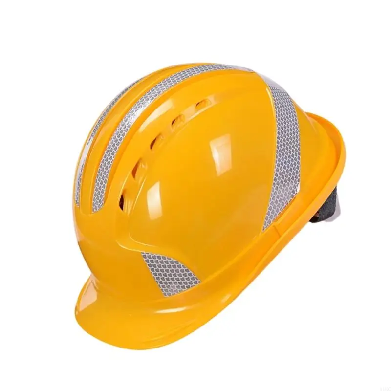 High Visibility Construction Helmet With Comfortable Padding And Lightweight ABS Design Helmet For Outdoor Work 