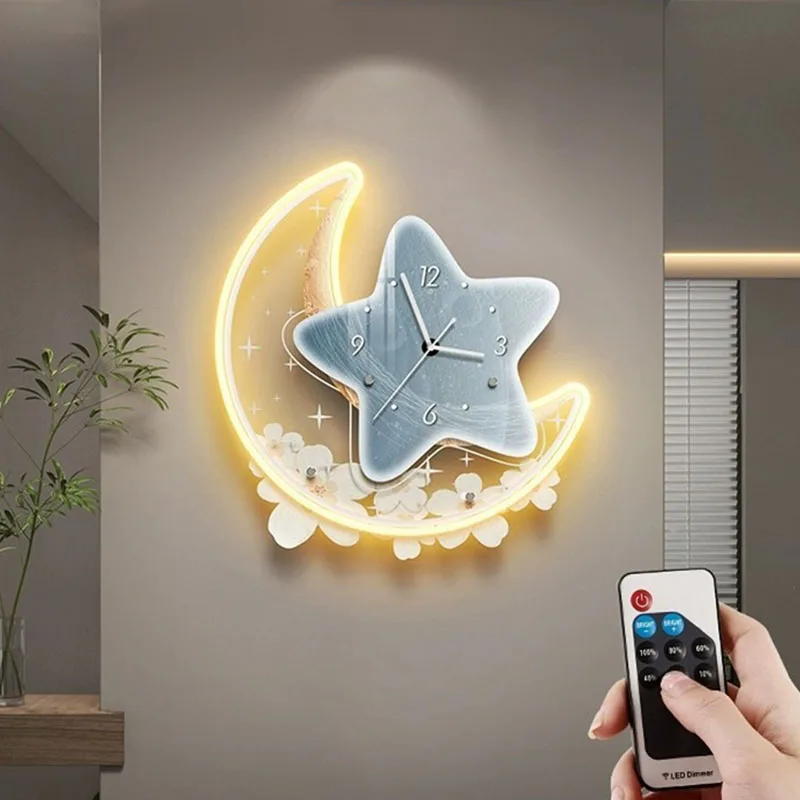 

Large Wall Clock LED Light Acrylic Digital Wall Clocks Silent Nordic Interior Clocks Wall Home Decor Living Room Ornament