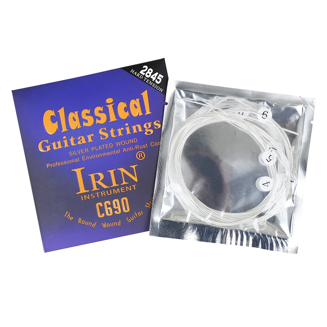 IRIN Classical Guitar Strings Nylon Silver Plated Wrap Strings For Professional Performances For Beginner Guitar Pluck Parts