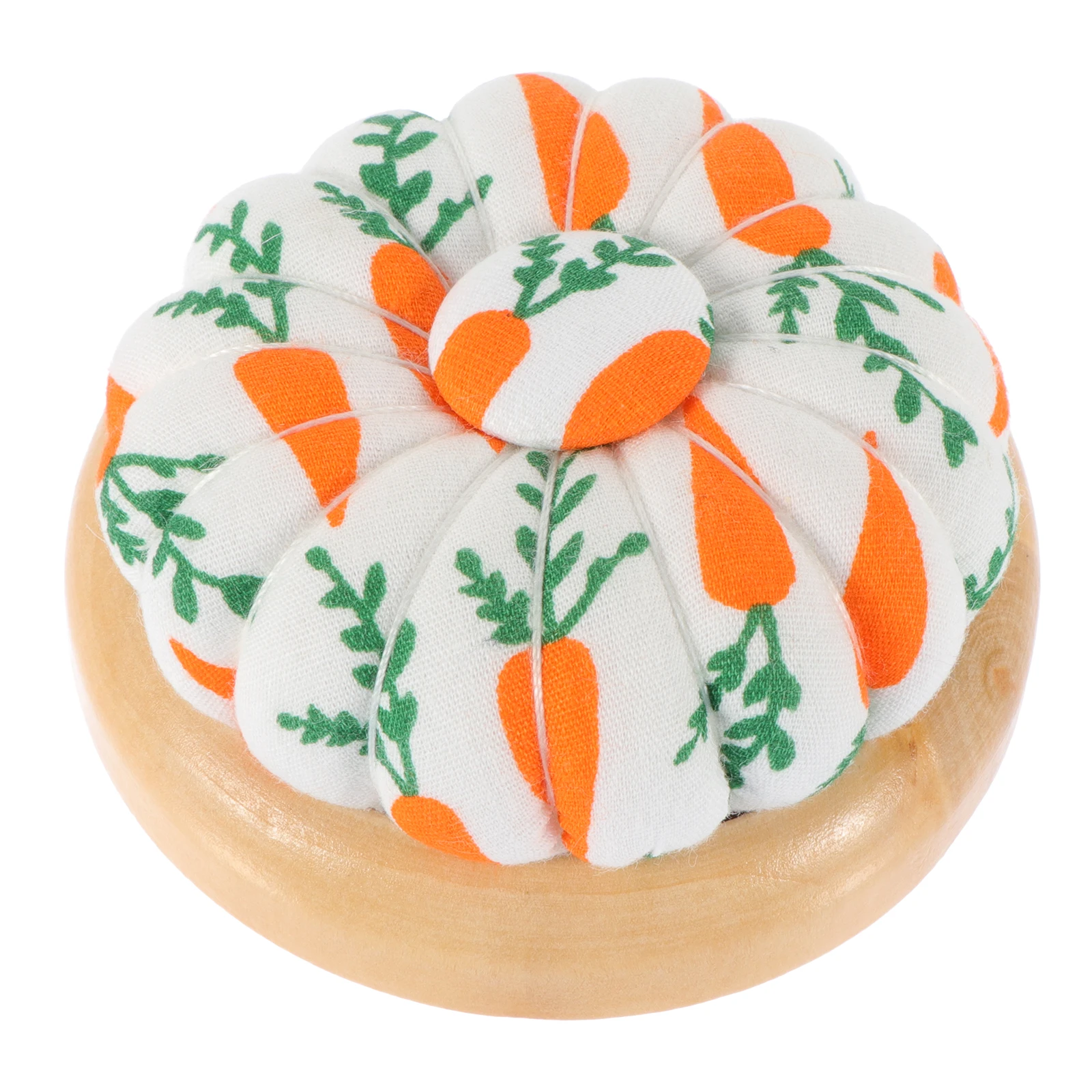 

Sewing Pin Cushion Pumpkin Shaped Needle Pad with Vintage Design for Cross Stitch Handicraft Useful Pin Holder Decorative