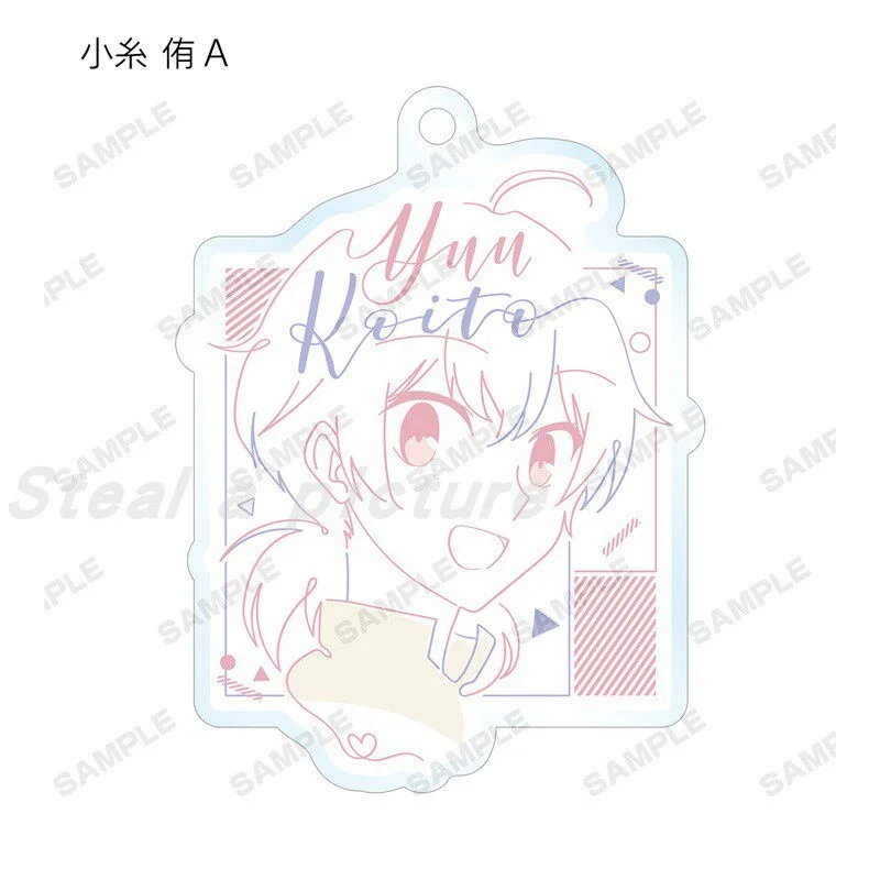 Yu Koito Touko Nanami Acrylic figure keychain Anime Bloom Into You Car Key Chain Key Ring Phone Bag Hanging Jewelry Gifts