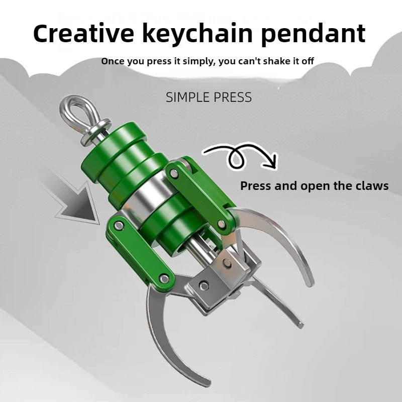 الإبداعية البسيطة القابض الإصبع الضغط أداة المفاتيح دمية آلة مخلب DIY قلادة لعبة ممتعة هدية #4
