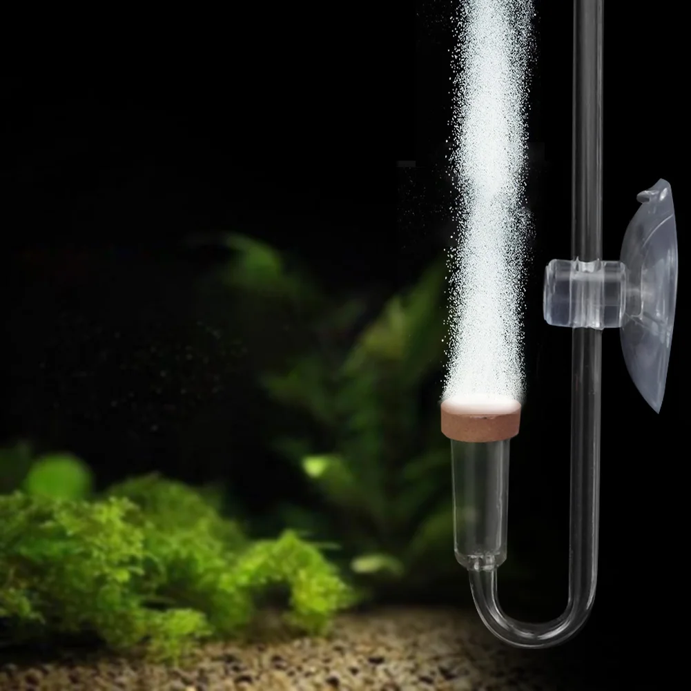 Acrylic Transparent CO2 Diffuser Atomizer Bubble Counter for Aquarium Plants Water Grass
