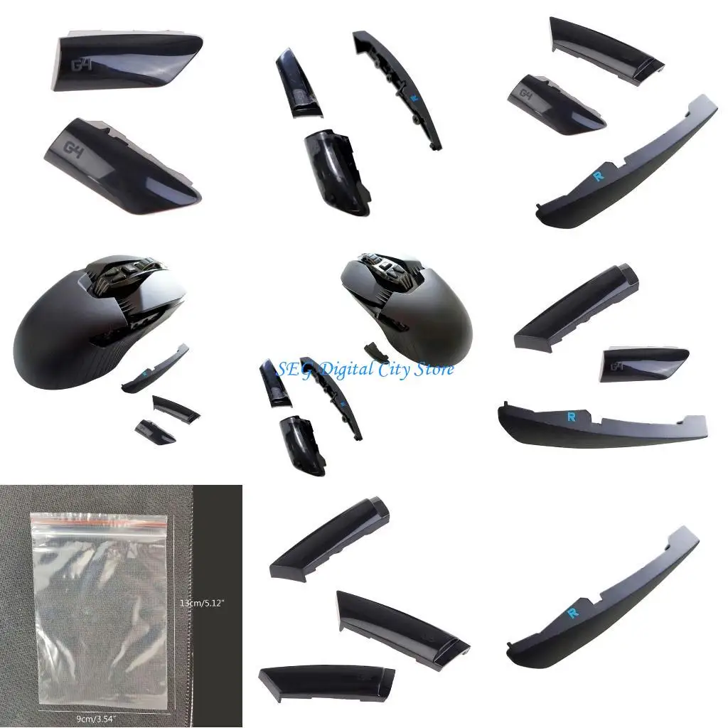

U75B Gaming Mouse Side Buttons +R Button Shell Cover Comfortable Grip for G900