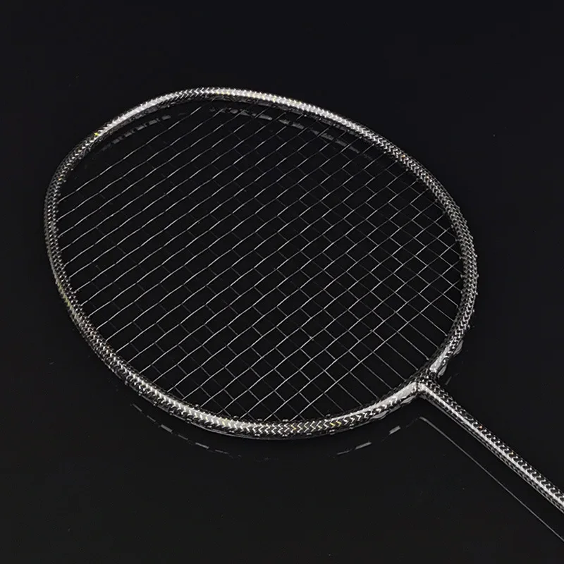 titanium wire 4U high steel full carbon badminton racket titanium alloy racket professional offensive single racket professional